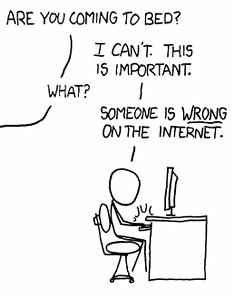Someone is wrong on the internet
