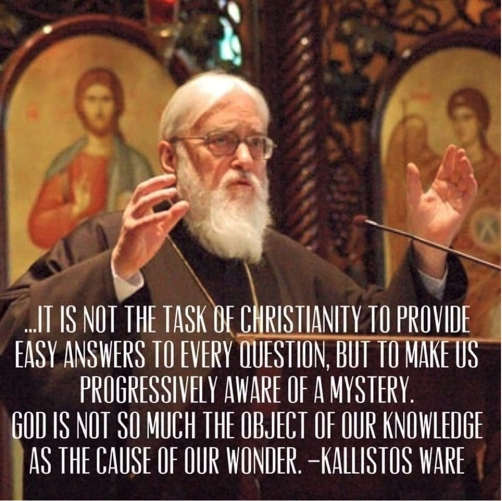 Metropolitan Kallistos Ware has reposed in the Lord